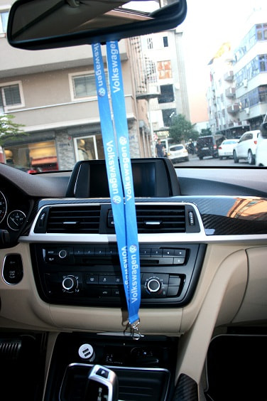 BoostZone 11815 Volkswagen Ayna Boyun Askı İpi Anahtarlık Mavi Yedek Parça