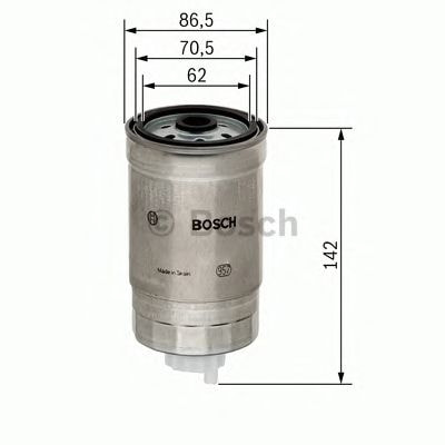BOSCH F026402010 Yakıt Filtresi Yedek Parça
