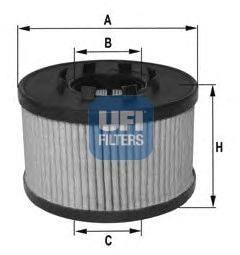 UFI 2504300 Yağ Filtre Yedek Parça