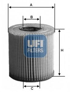 UFİ 2515100 Yag filtresi Yedek Parça