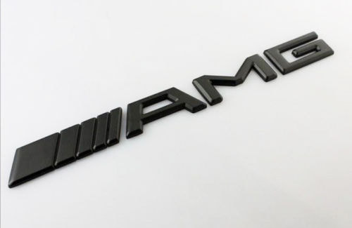 BoostZone 4329 Mercedes AMG Bagaj Logosu Siyah Yedek Parça