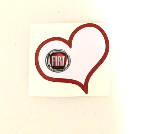 BoostZone 4926 Fiat Love Sticker 10&amp;#39;lu Paket Yedek Parça
