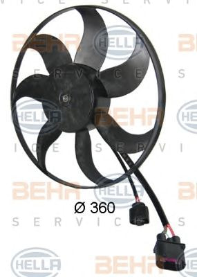 BEHR 8EW351039171 Fan Motoru Yedek Parça